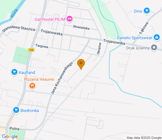 Mapa dojazdu do hurtowni motoryzacyjnej w miejscowości Sochaczew