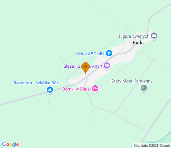 Mapa dojazdu do warsztatu samochodowego w miejscowości Marcinowice