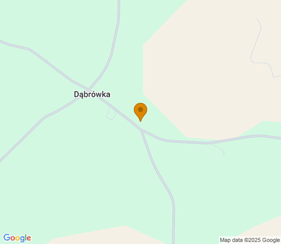 Mapa dojazdu do warsztatu samochodowego w miejscowości Dąbrówka