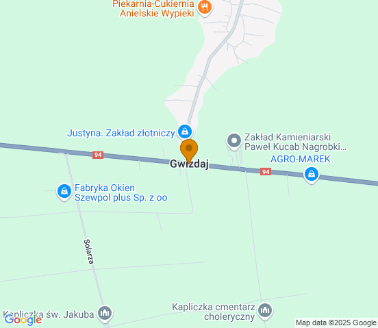 Mapa dojazdu do warsztatu samochodowego w miejscowości Przeworsk
