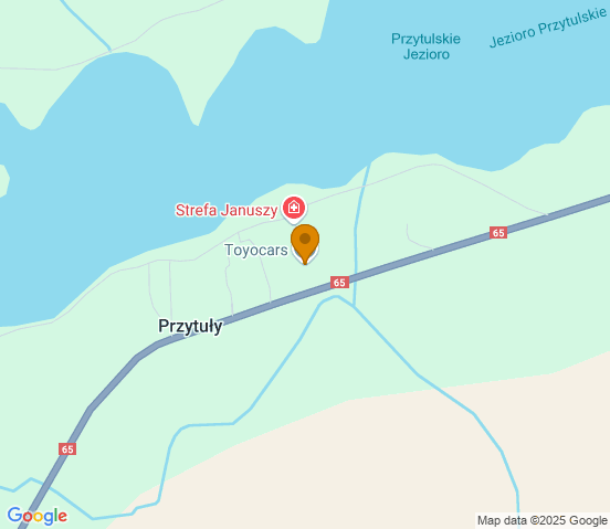 Mapa dojazdu do warsztatu samochodowego w miejscowości Ełk